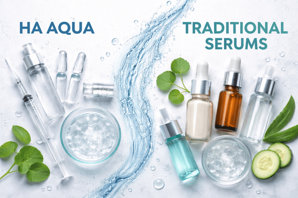 HA Aqua vs Traditional Serums
