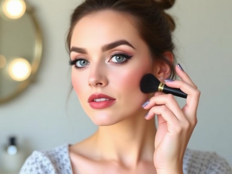 Minimal makeup routine