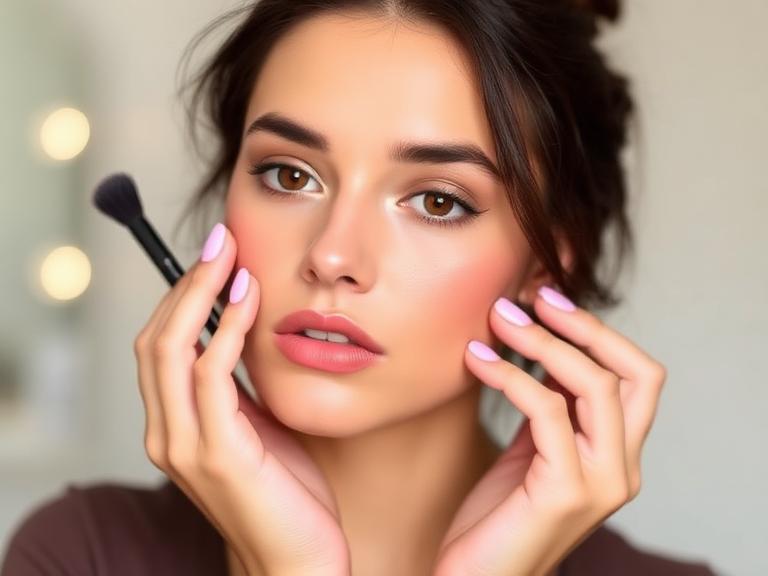 Minimal makeup routine