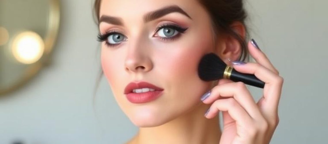 Minimal makeup routine